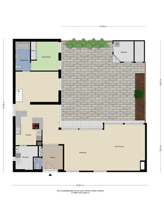 Floorplan - Dommeloord 54, 5283 LM Boxtel